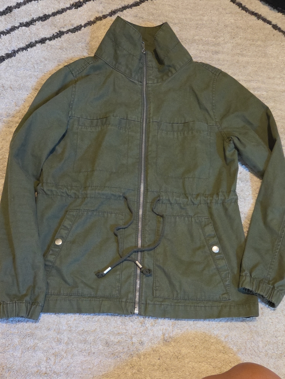 Old Navy Olive Green Zip Jacket